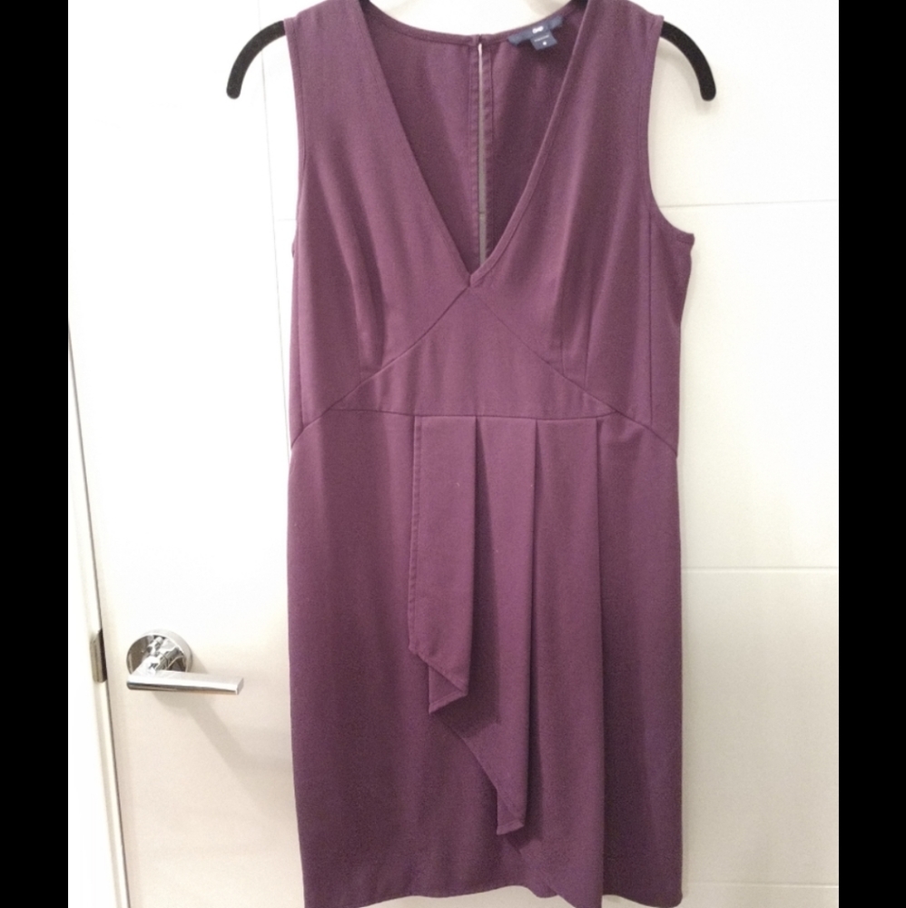 Purple Gap Deep V Dress Key Hole Back size 0